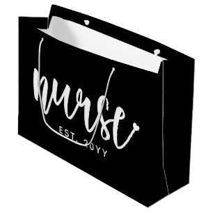 Anpassningsbar Nurse Est Typography Nurse RN stude
