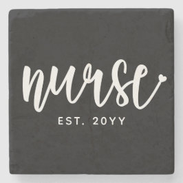 Anpassningsbar Nurse Est Typography Nurse RN stude Stenunderlägg