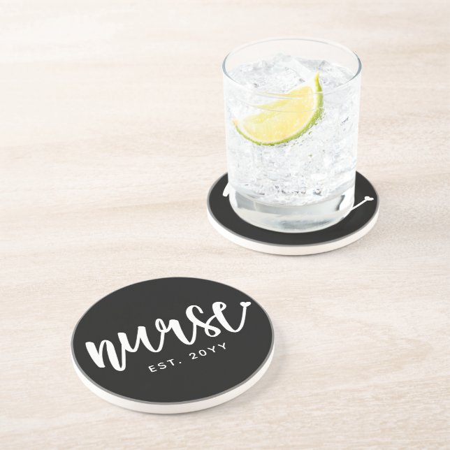 Anpassningsbar Nurse Est Typography Nurse RN stude Underlägg (Sidan)