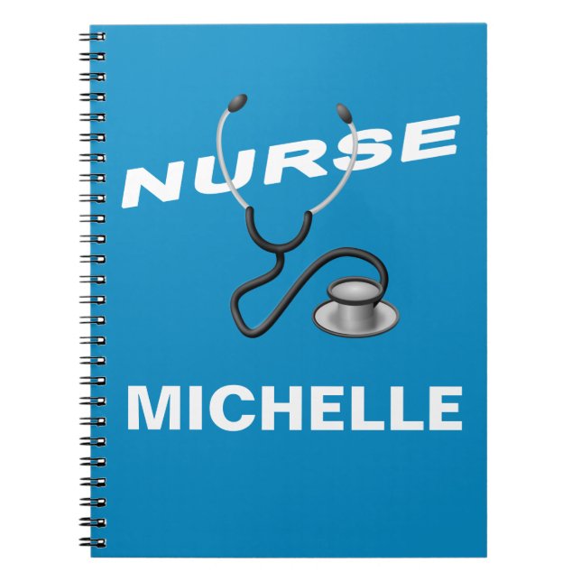 Anpassningsbar Nurse Namn Anteckningsbok (Framsidan)
