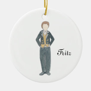 Anpassningsbar Nutcracker Keepsak Ornament för Kri