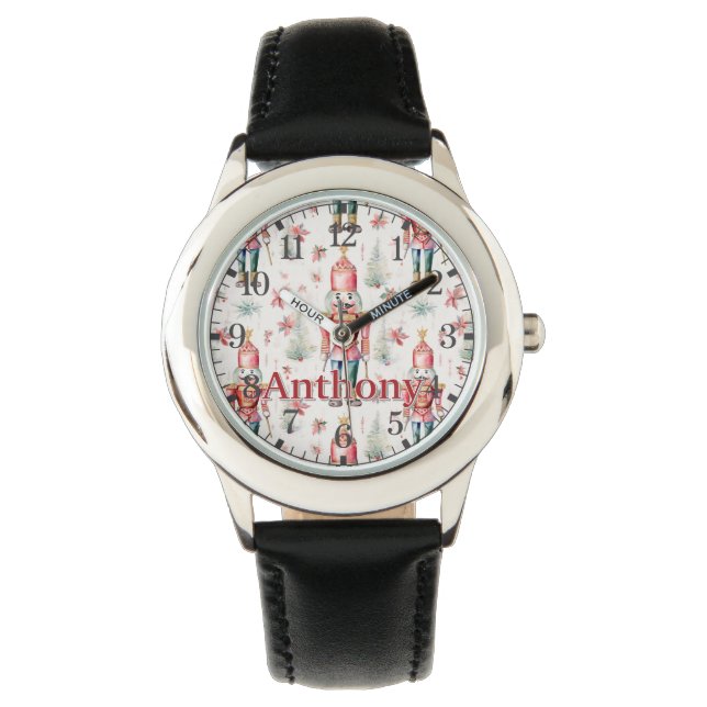 Anpassningsbar Nutcracker Watch för barn Gift for  Armbandsur (Framsida)