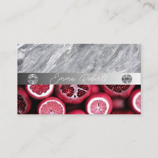 Anpassningsbar Nutritionsbehandling för Profession Visitkort (Framsida)