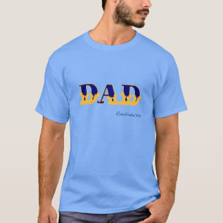Anpassningsbar Ny pappa T-Shirt-mall Tröja