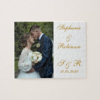Anpassningsbar Nyligen använt Photo Monogram Bröll