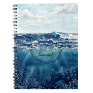 Anpassningsbar Ocean Anteckningsbok