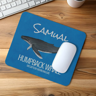 Anpassningsbar Ocean Whale Personlig Musmatta