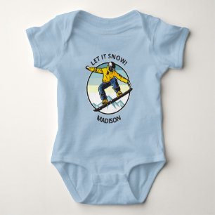 Anpassningsbar och namn SNOWBOARDER-kläder T Shirt