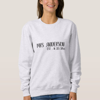 Anpassningsbar- och personlig-bridens namn t shirt