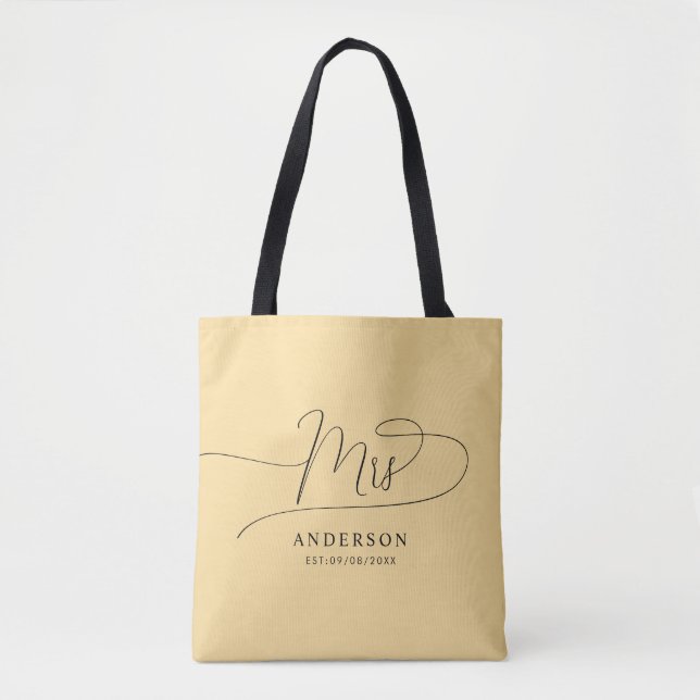 anpassningsbar och svart, unik Tote-väska Tygkasse (Framsida)