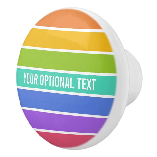 Anpassningsbar och trumpor för regnbåge i Färg Knopp (Höger)