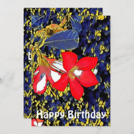 Anpassningsbar Offert Blommigt Vattenfärgsfärgad A