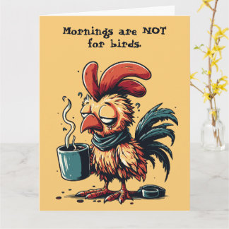 Anpassningsbar-offert Funny kycklingRetro-design Kort