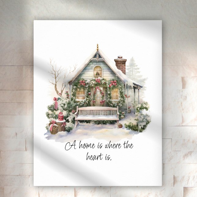 Anpassningsbar Offert Nordic Winter Scene Glad hel Poster (Skapare uppladdad)