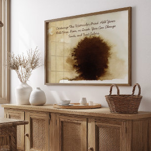 Anpassningsbar offert Överför din egen Ord Waterco Poster