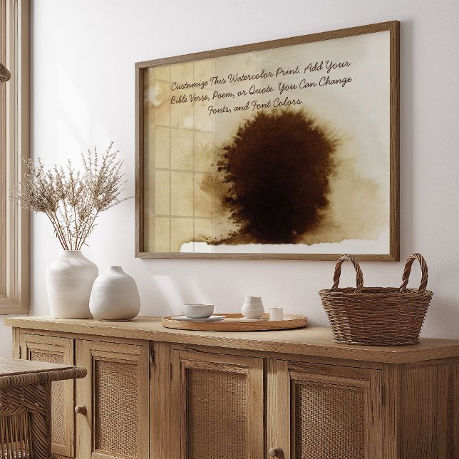 Anpassningsbar offert Överför din egen Ord Waterco Poster (Skapare uppladdad)