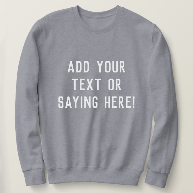 Anpassningsbar offert som visar hur du lägger till lång ärmad tröja (Design framsida)