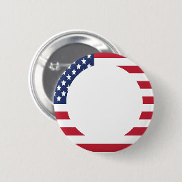 Anpassningsbar om amerikanska Flagga Gräns Knapp
