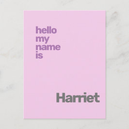 anpassningsbar om födelseattest för nyfödd bebis vykort