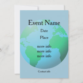 Anpassningsbar om jordglobens bakgrund