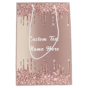 Anpassningsbar om ro Glitter i Guld - ditt namn -