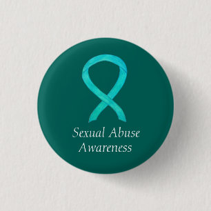 Anpassningsbar om sexuellt utnyttjande Ribbon Pin Knapp