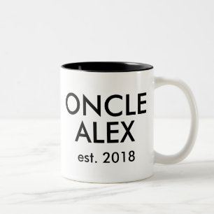 Anpassningsbar Oncle Mugg   Cadeau de naissance