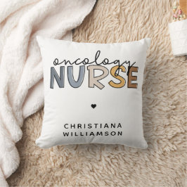 Anpassningsbar Oncology Nurse Oncology RN Gifts Kudde