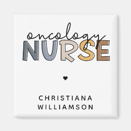 Anpassningsbar Oncology Nurse Oncology RN Gifts Magnet