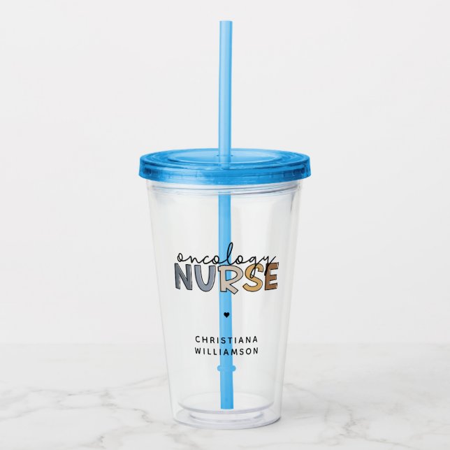 Anpassningsbar Oncology Nurse Oncology RN Gifts Take Away Mugg (Framsida)