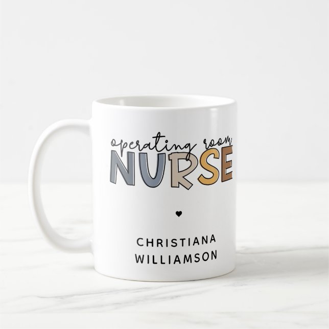 Anpassningsbar Operativrum Sjuksköterska eller sju Kaffemugg (Vänster)