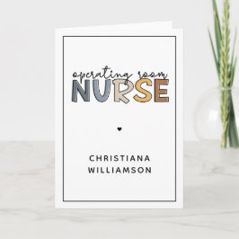 Anpassningsbar Operativrum Sjuksköterska eller sju Kort