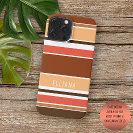 Anpassningsbar Orange Coral Peach Red Brown Rand