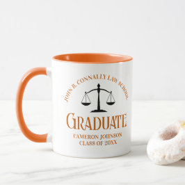 Anpassningsbar Orange Law School Studenten Keepsak Mugg