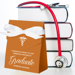 Anpassningsbar Orange Medical School Studentfest Presentaskar