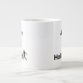 Anpassningsbar Oranje Supporterutrustning Jumbo Mugg
