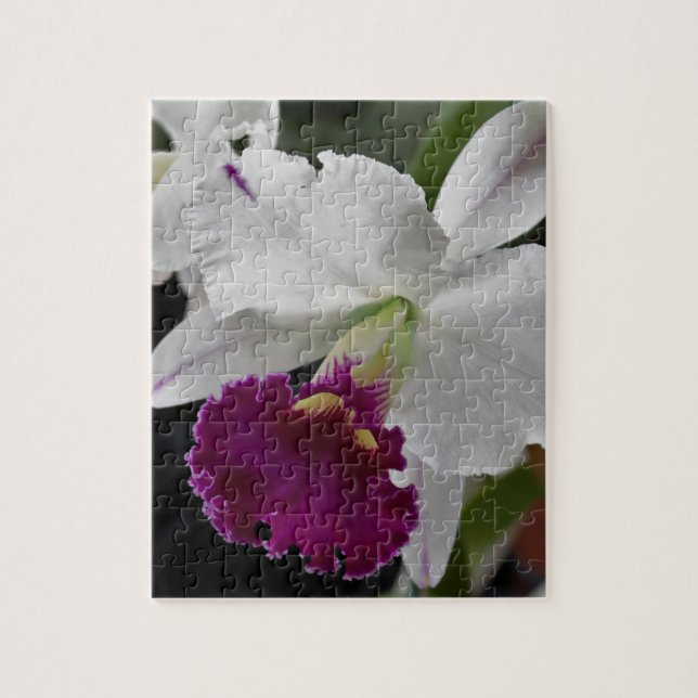 Anpassningsbar Orchid Puzzle Pussel (Vertikal)