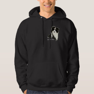 Anpassningsbar Original Watercolor Gräns Collie Hu Hoodie