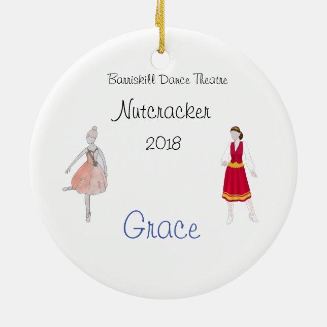 Anpassningsbar Ornament för Kate M. (Baksidan)