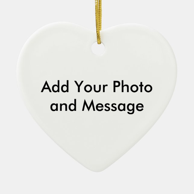 Anpassningsbar Ornament Heart (Framsidan)
