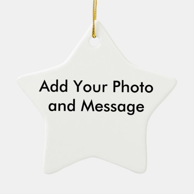 Anpassningsbar Ornament Star (Framsidan)