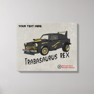 Anpassningsbar Öster tysk tågbil Canvastryck