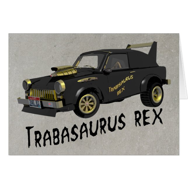 Anpassningsbar Öster tysk tågbil Hälsningskort (Framsidan Horizontal)