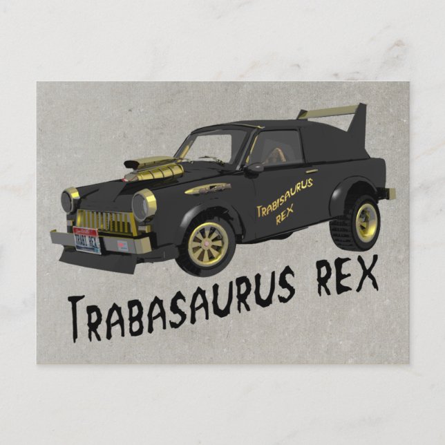 Anpassningsbar Öster tysk tågbil Vykort (Framsida)