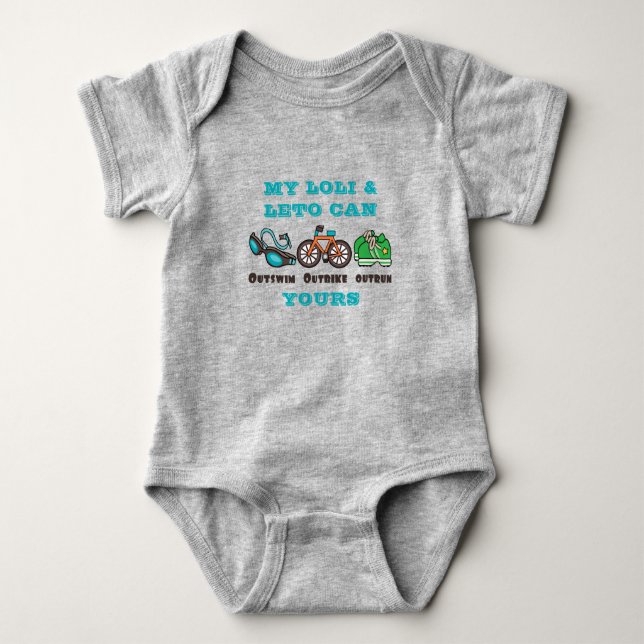 Anpassningsbar Outsimfare Outcycle Outrun Triathlo T Shirt (Framsida)
