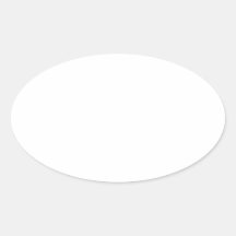 Anpassningsbar Ovala Klistermärke