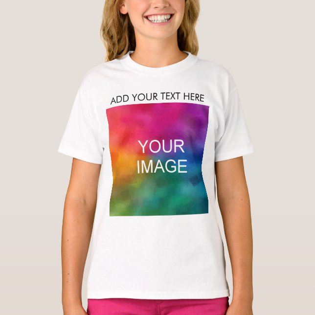 Anpassningsbar Överför foto Lägg till formatmall - T Shirt (Framsida)