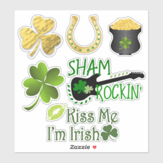 Anpassningsbar på St. Patrick-Day-cut Vinyl Sticke Klistermärken