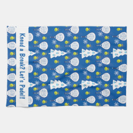 🎾 🎄 Anpassningsbar Padel Sänker jul Kökshandduk