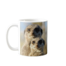 Anpassningsbar Pair of Meerkats Coffee Mugg